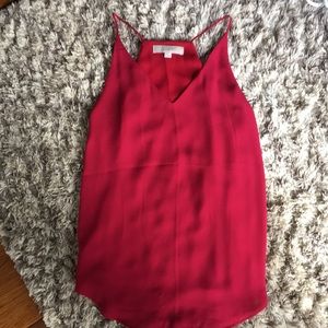Loft red tank top